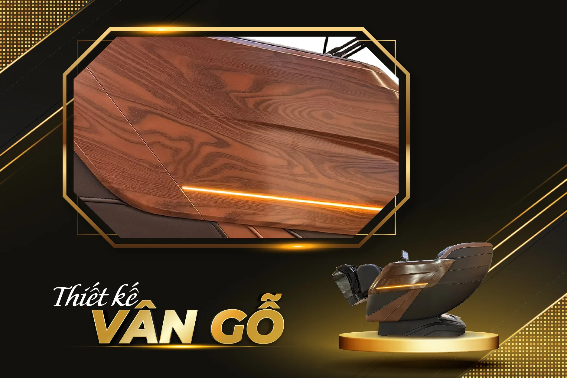 Thiết kế vân gỗ sang tọng