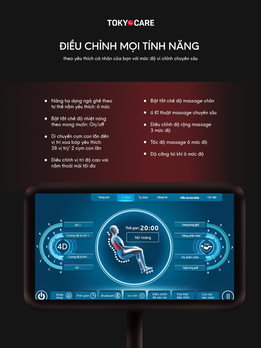 Ghế Massage Hoàng Gia Nhật Bản JC-999