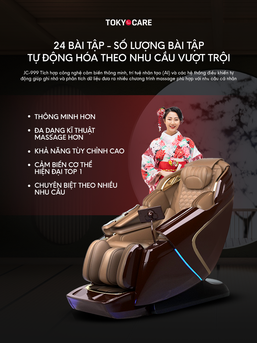 Ghế Massage Hoàng Gia Nhật Bản JC-999