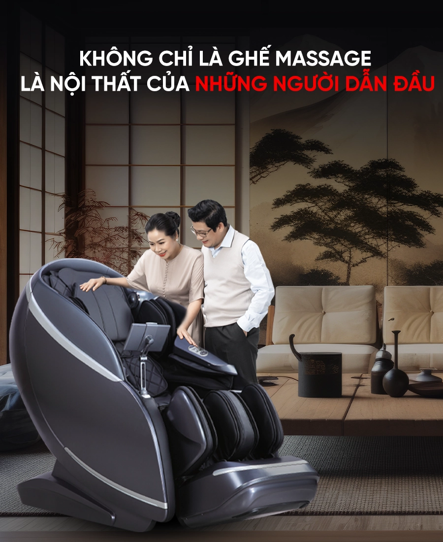 Ghế massage thiết kế sang trọng