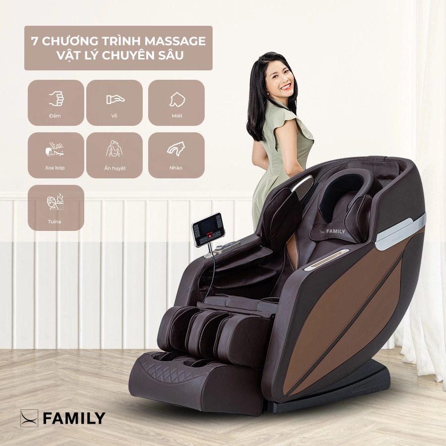 Ghế massage FC 299 7 chương trình massage