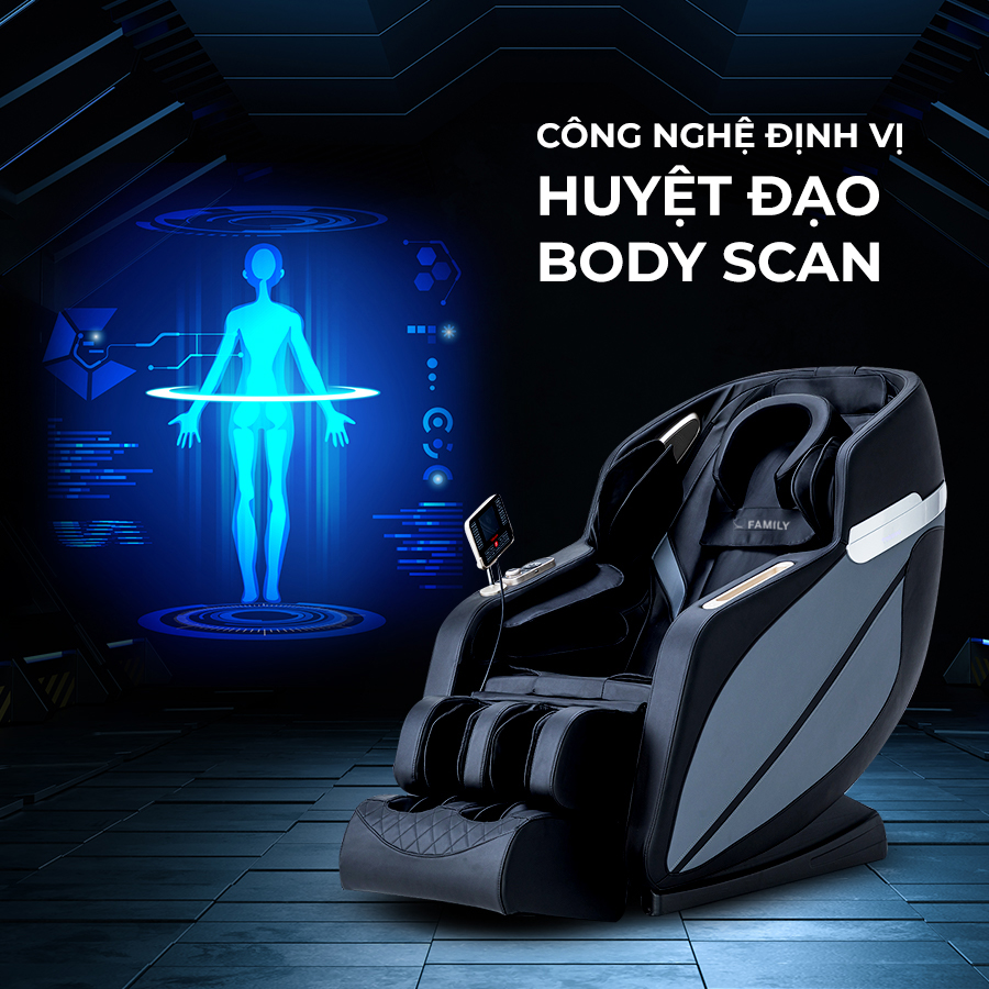 Ghế massage FC 299 AI Scan huyệt đạo