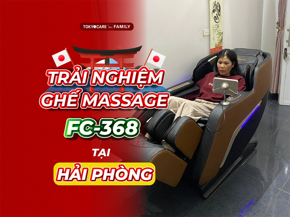 GIAO GHẾ MASSAGE FAMILY FC-368 TẠI HẢI PHÒNG – Giải Pháp Cho Nỗi Lo Đau Nhức Xương Khớp thumbnail