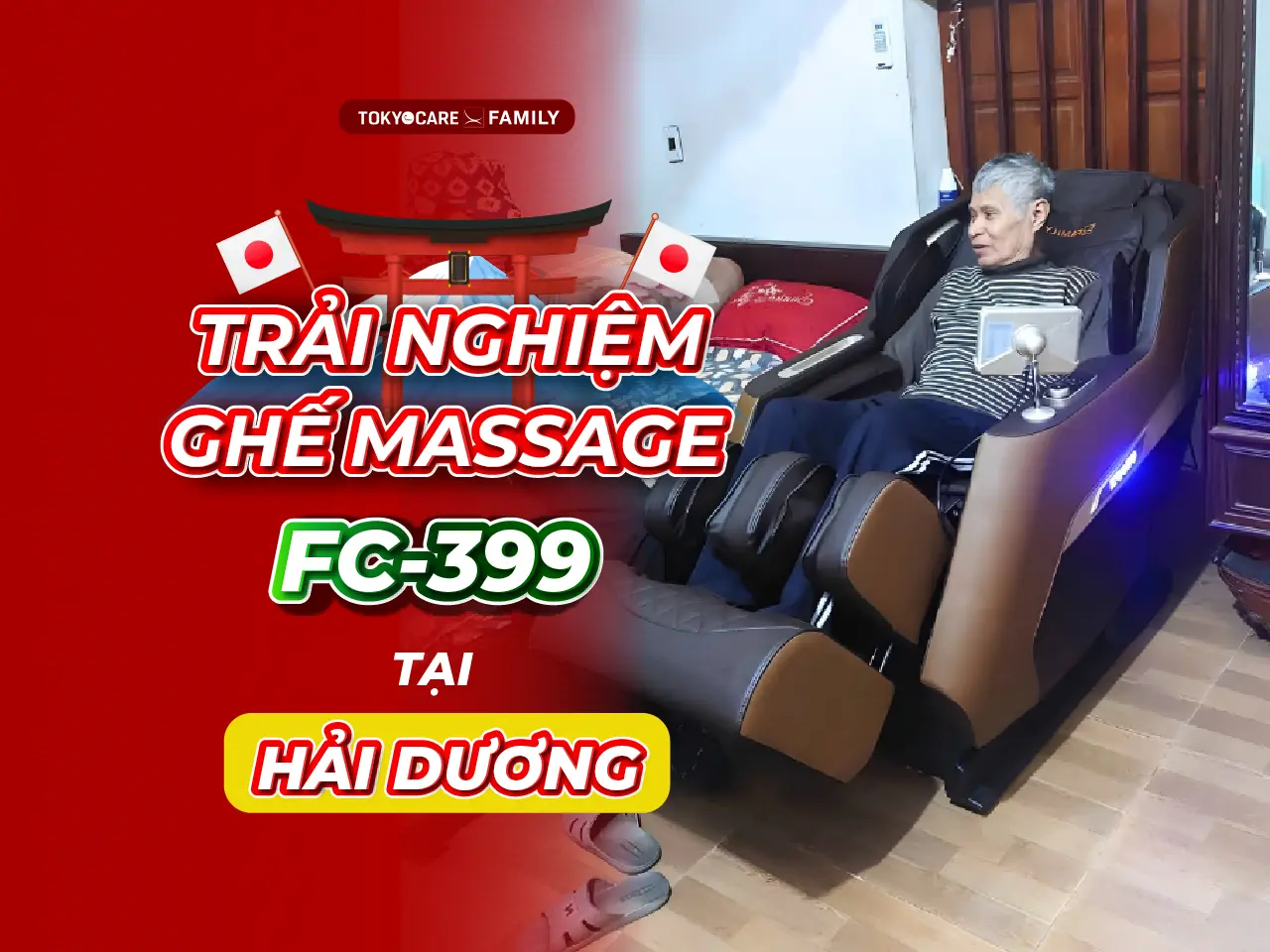 Khách hàng tại Hải Dương trải nghiệm FC - 399 - Ghế xịn, ghế êm, cha mẹ thêm tươi khoẻ thumbnail
