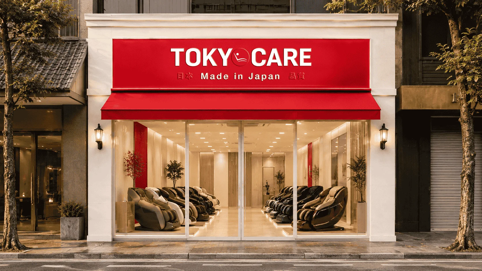 Showroom ghế massage chính hãng Tokyo Care