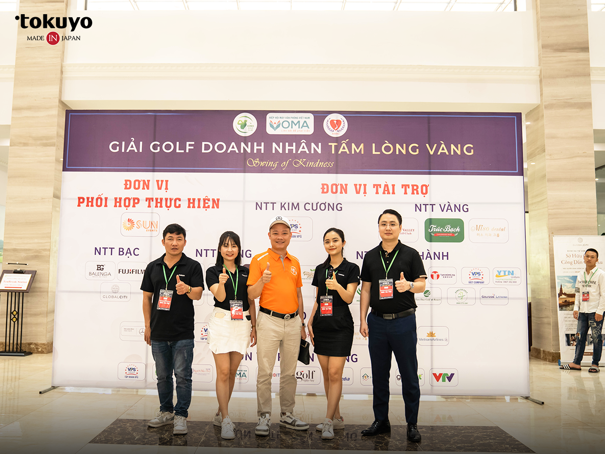 Tokuyo - Nhà tài trợ HIO cho giải Golf “Doanh nhân tấm lòng vàng” 