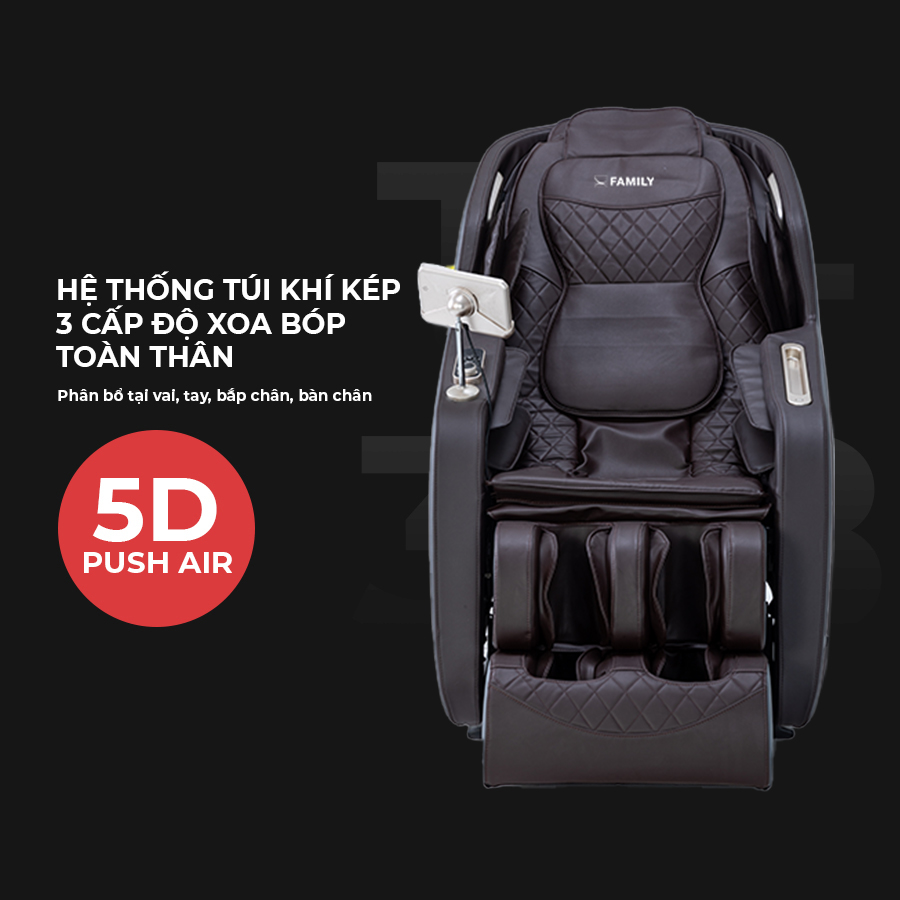 Ghế massage hệ thống túi khí toàn thân