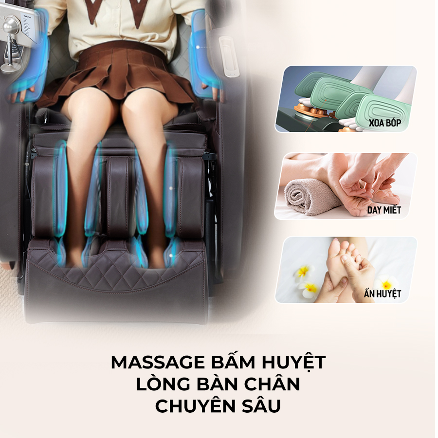 Ghế massage FC 299 massage chuyên sâu lòng bàn chân