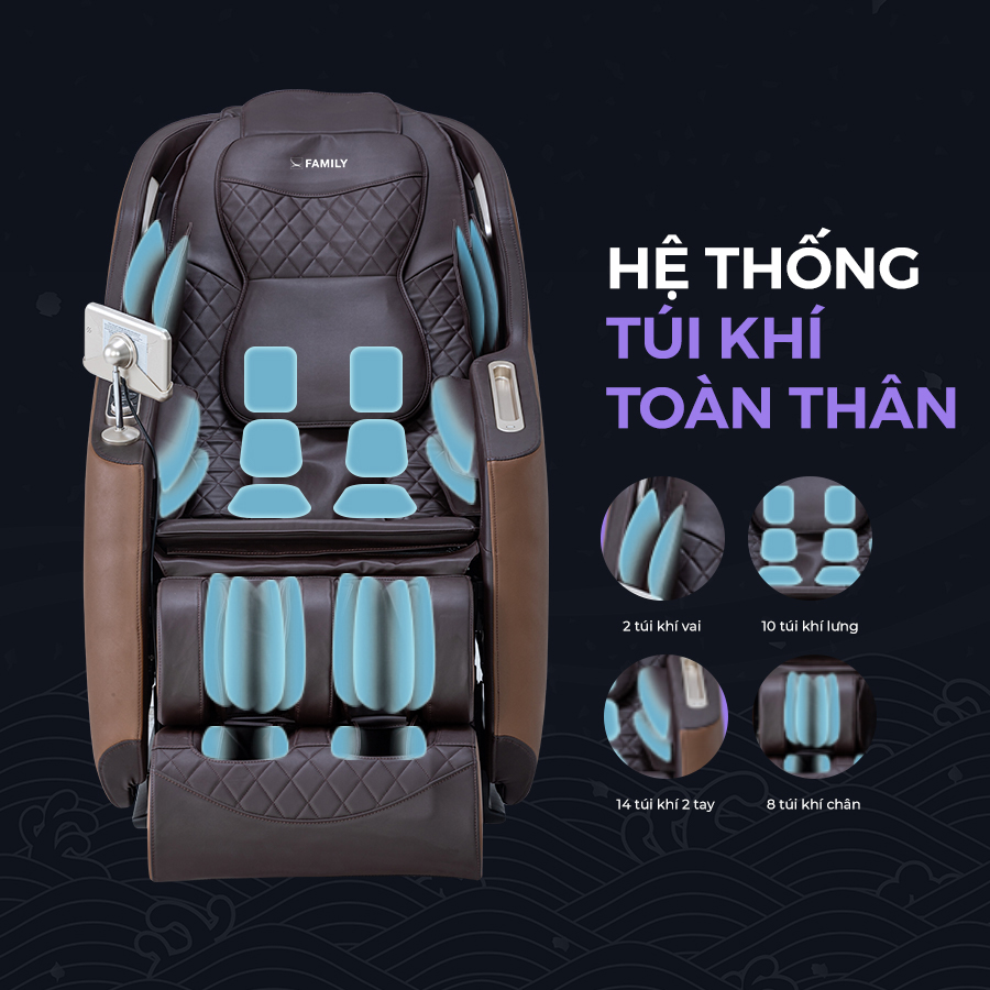 Ghế Massage Family Toàn Thân FC-399