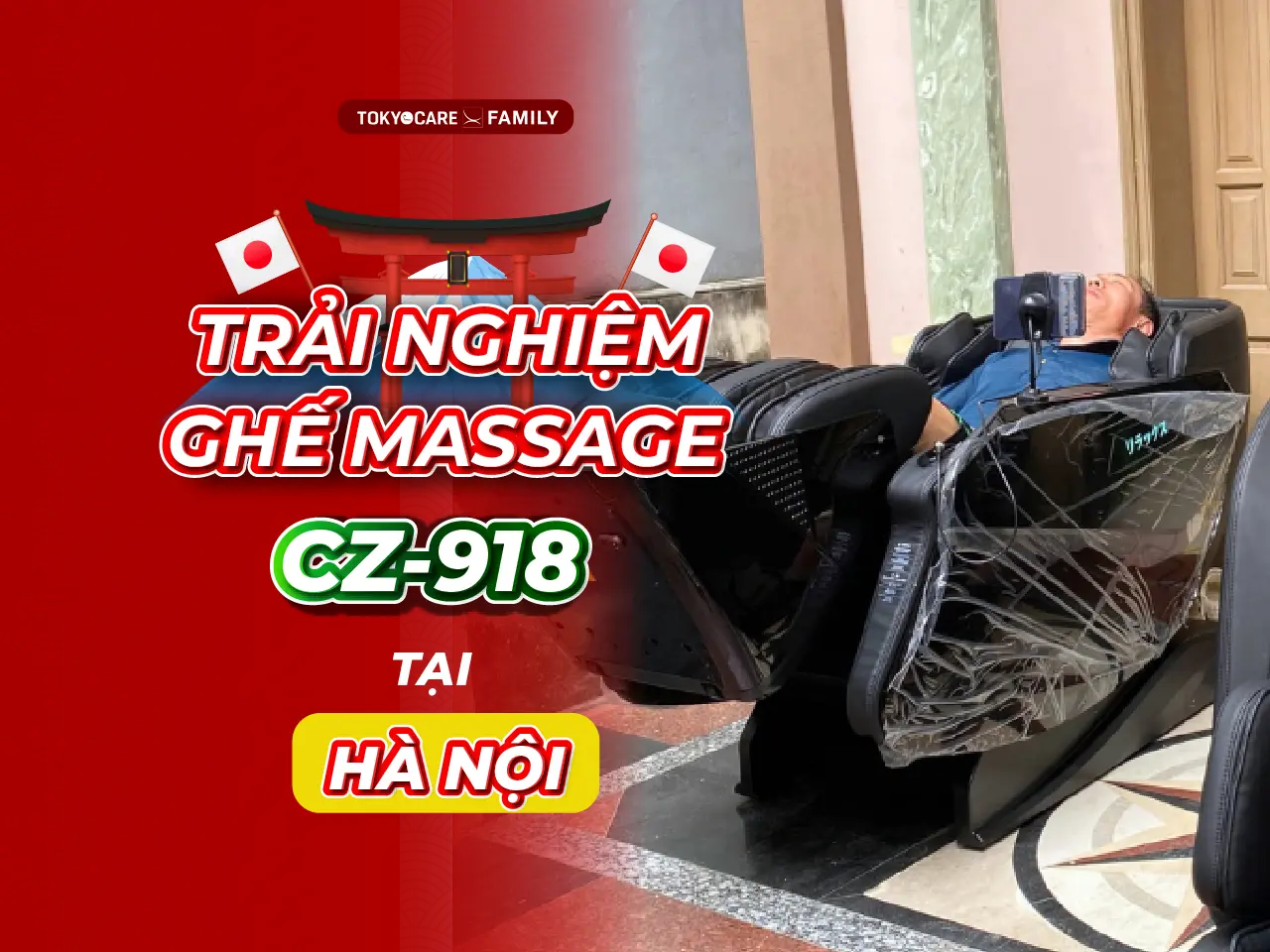 Khách hàng tại An Khánh - Hà Nội trải nghiệm CZ-918 - Trao sức khoẻ đến người thân yêu thumbnail