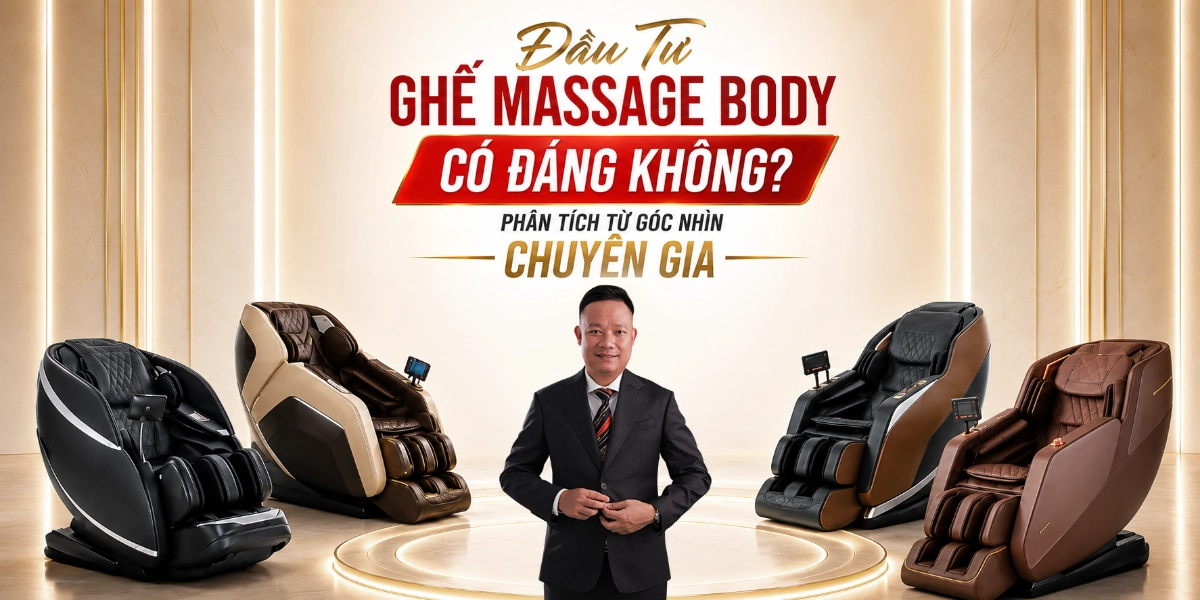Đầu Tư Ghế Massage Body Có Đáng Không? Phân Tích Từ Góc Nhìn Chuyên Gia