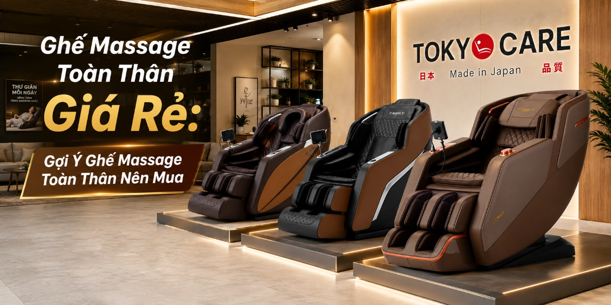 Ghế Massage Toàn Thân Giá Rẻ: Gợi Ý Ghế Massage Toàn Thân Nên Mua