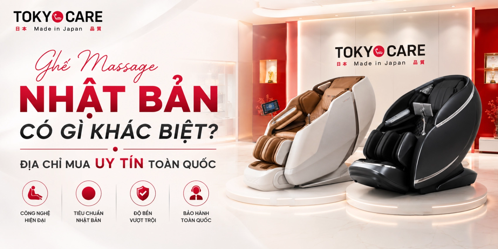Ghế Massage Nhật Bản Có Gì Khác Biệt? Địa Chỉ Mua Uy Tín Toàn Quốc