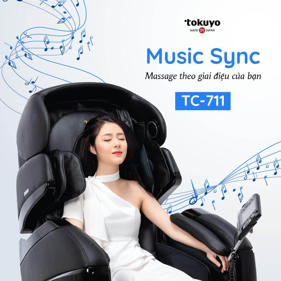 TC-711 được mệnh danh là Ông hoàng ghế massage