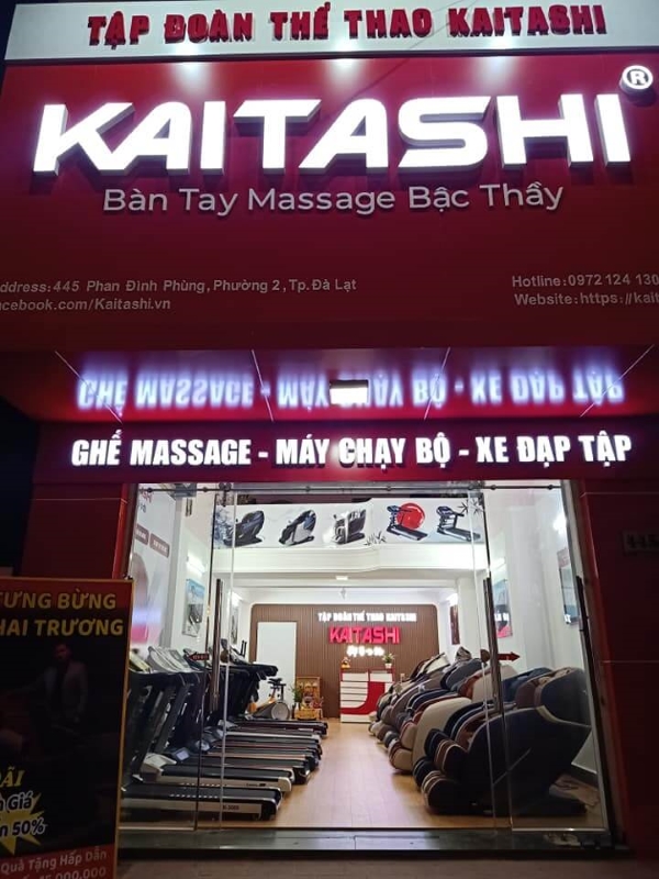 Chi nhánh Kaitashi Đà Lạt có doanh thu rất cao
