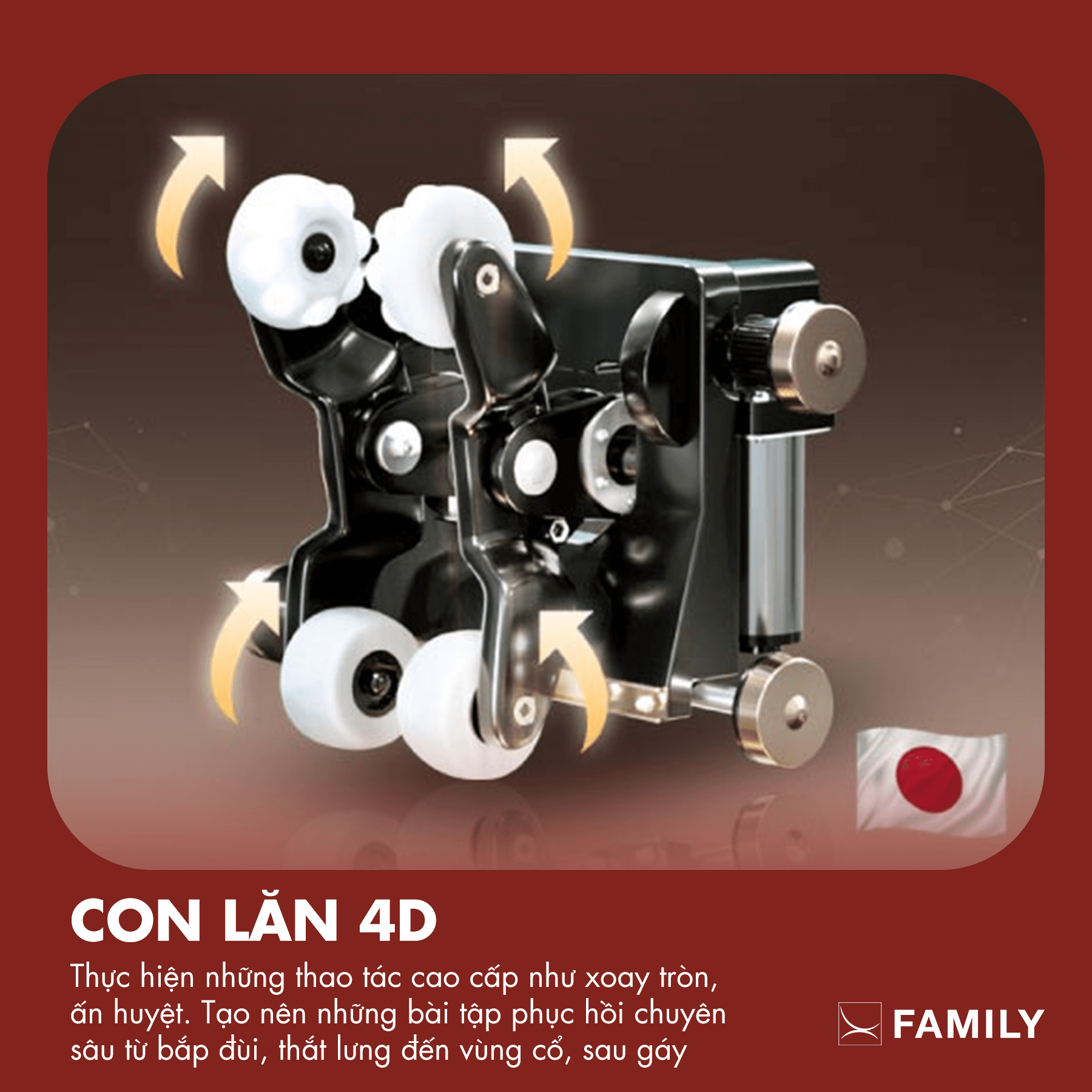 Con lăn 4D