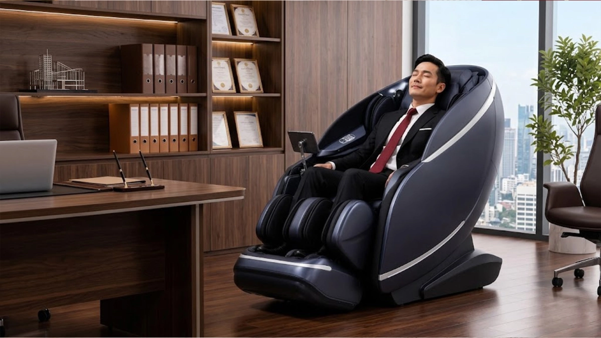 Ghế massage cho người trẻ làm việc văn phòng