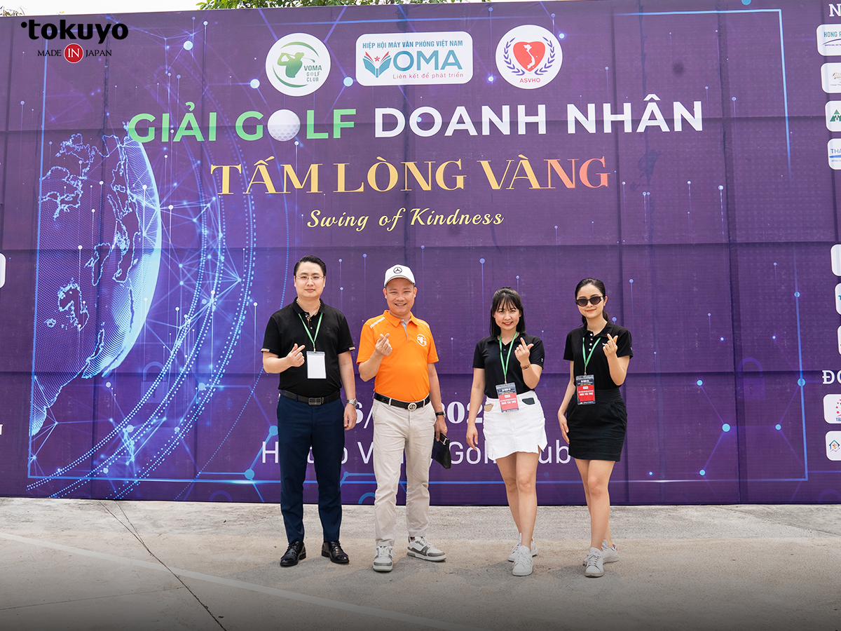 Tokuyo - Nhà tài trợ HIO cho giải Golf “Doanh nhân tấm lòng vàng 2023”