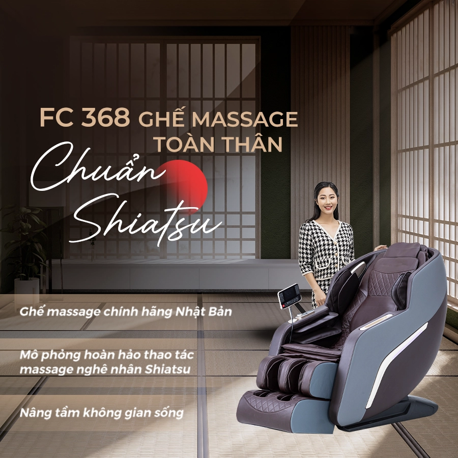 Ghế massage toàn thân chuẩn Shiatsu
