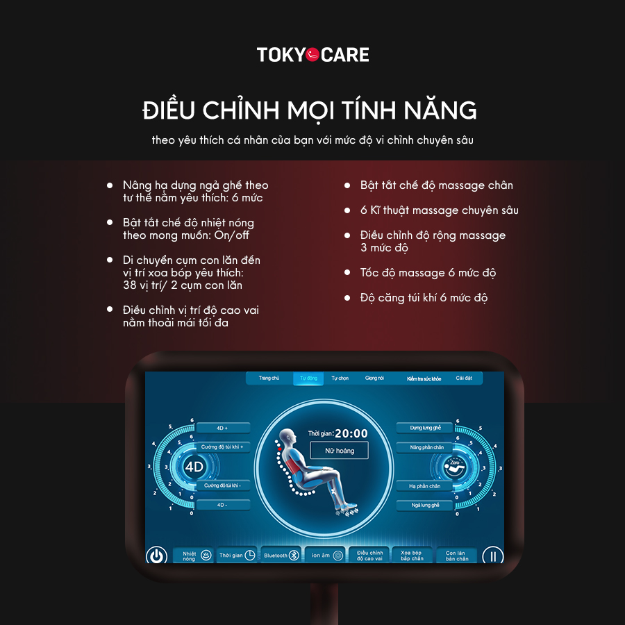 Ghế Massage Hoàng Gia JC-999 (Made in Japan)