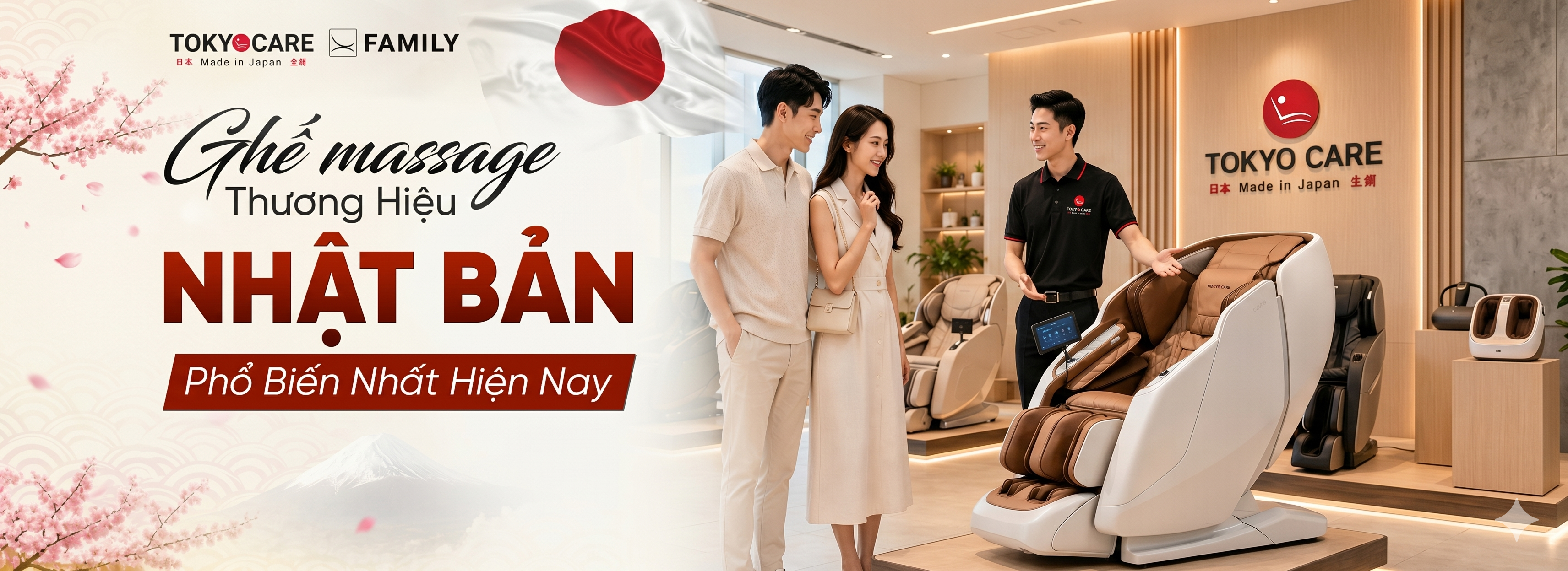 Ghế Mát Xa Thương Hiệu Nhật Bản Phổ Biến Nhất Hiện Nay