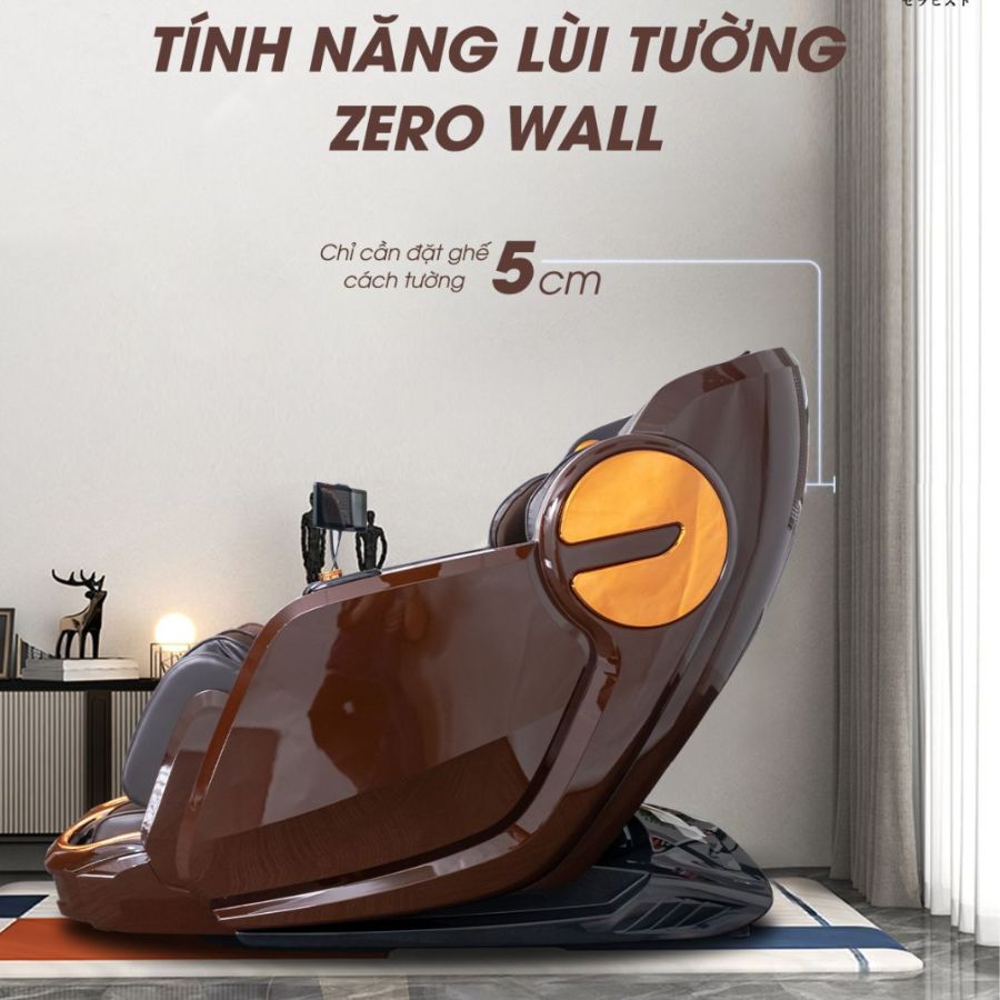 Khám phá tính năng cảm biến lùi tường của ghế massage