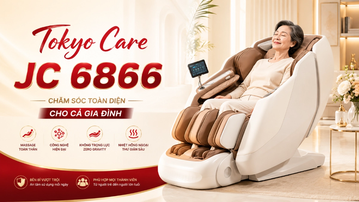 Ghế massage cho người già JC 6866