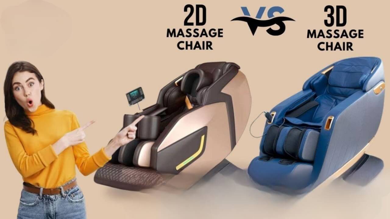 Ghế massage con lăn 3D và 4D khác nhau như thế nào?