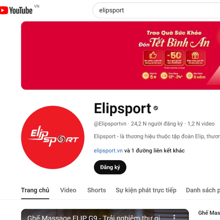 Đánh giá ghế massage Elip trên youtube