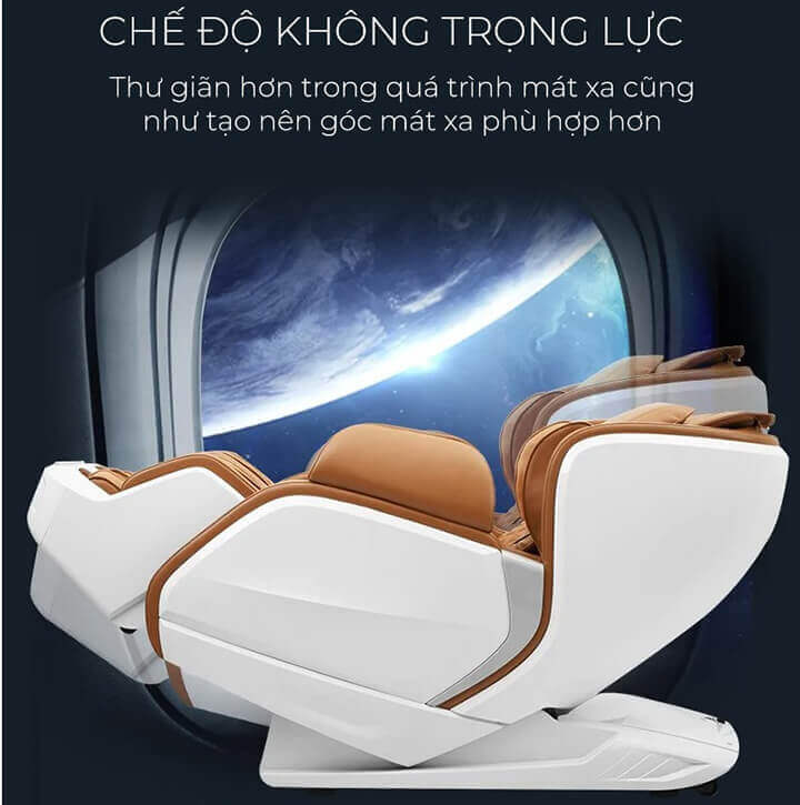 Ghế massage không trọng lực giúp thư giãn hiệu quả