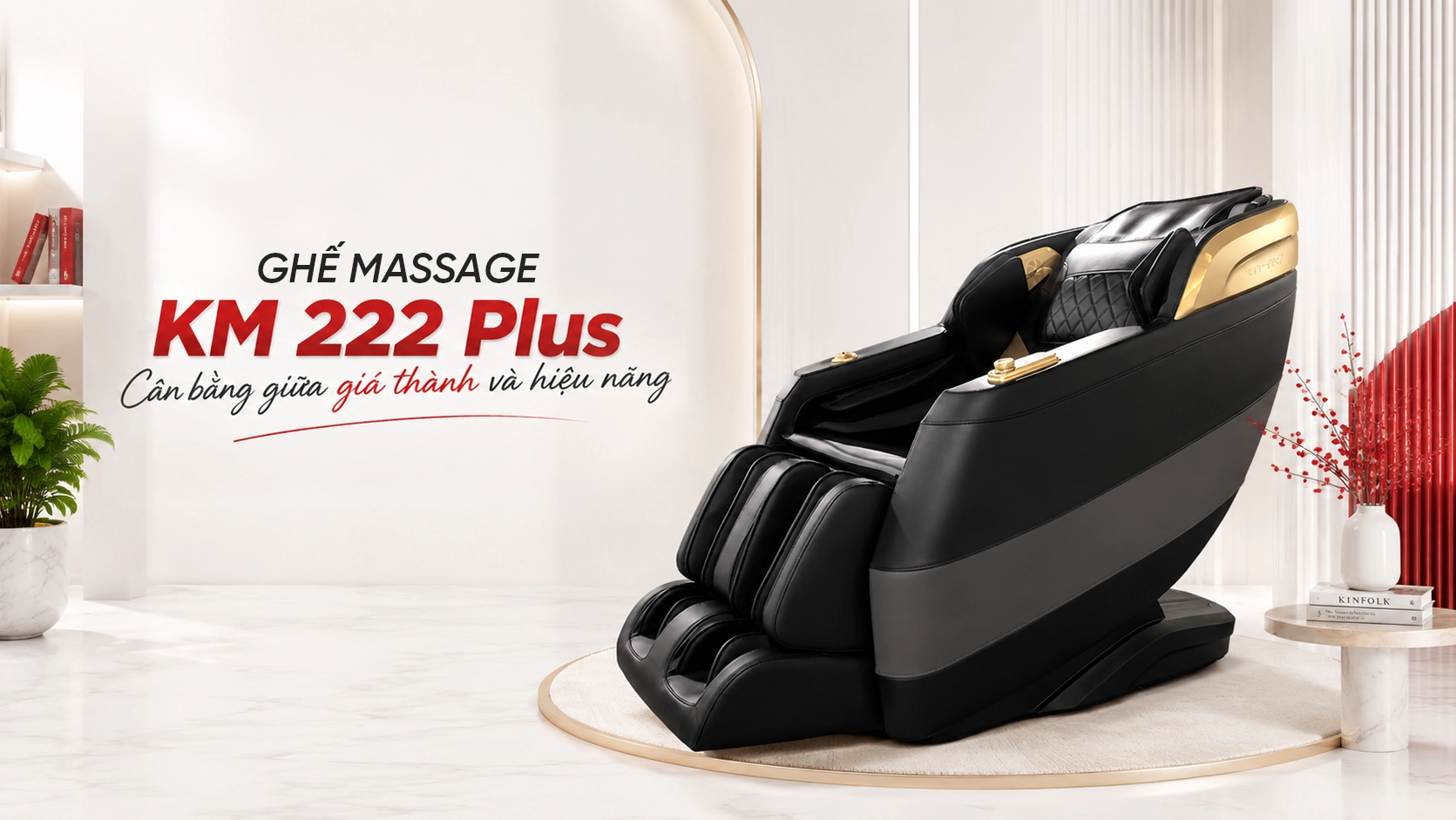 Ghế massage toàn thân KM 222 Plus