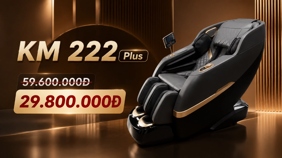 Ghế massage toàn thân KM 222 Plus