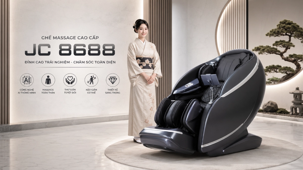 Ghế massage Nhật Bản JC 8688