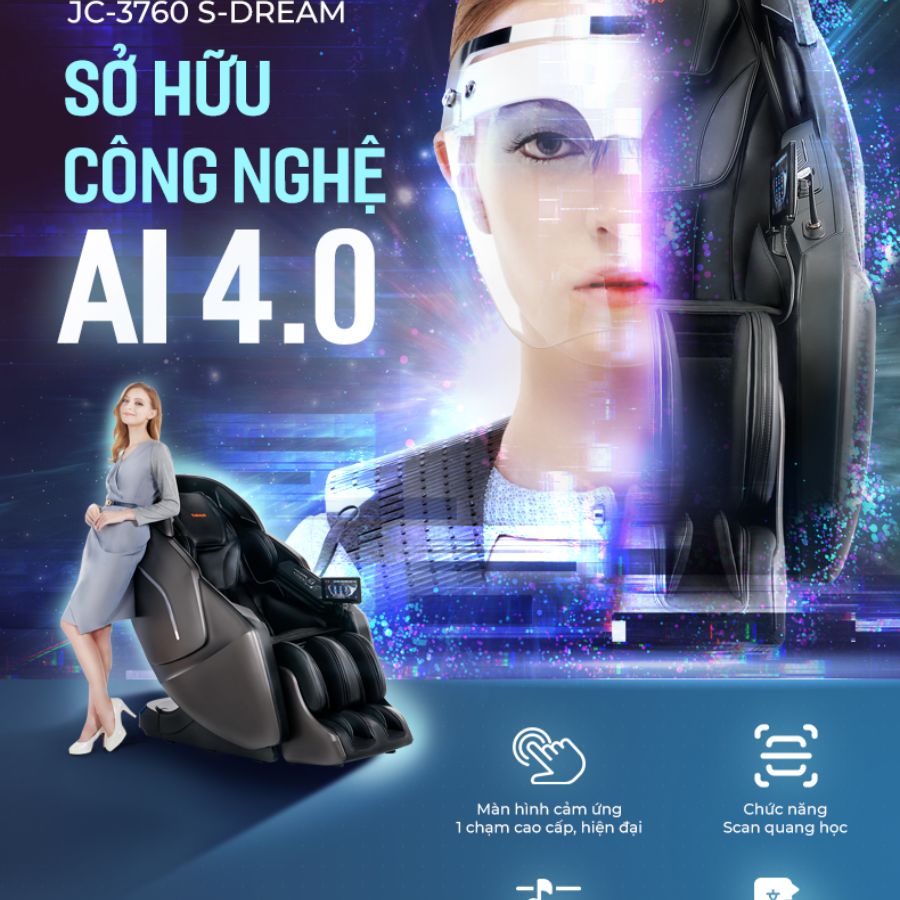 Ghế massage Tokuyo JC-3760