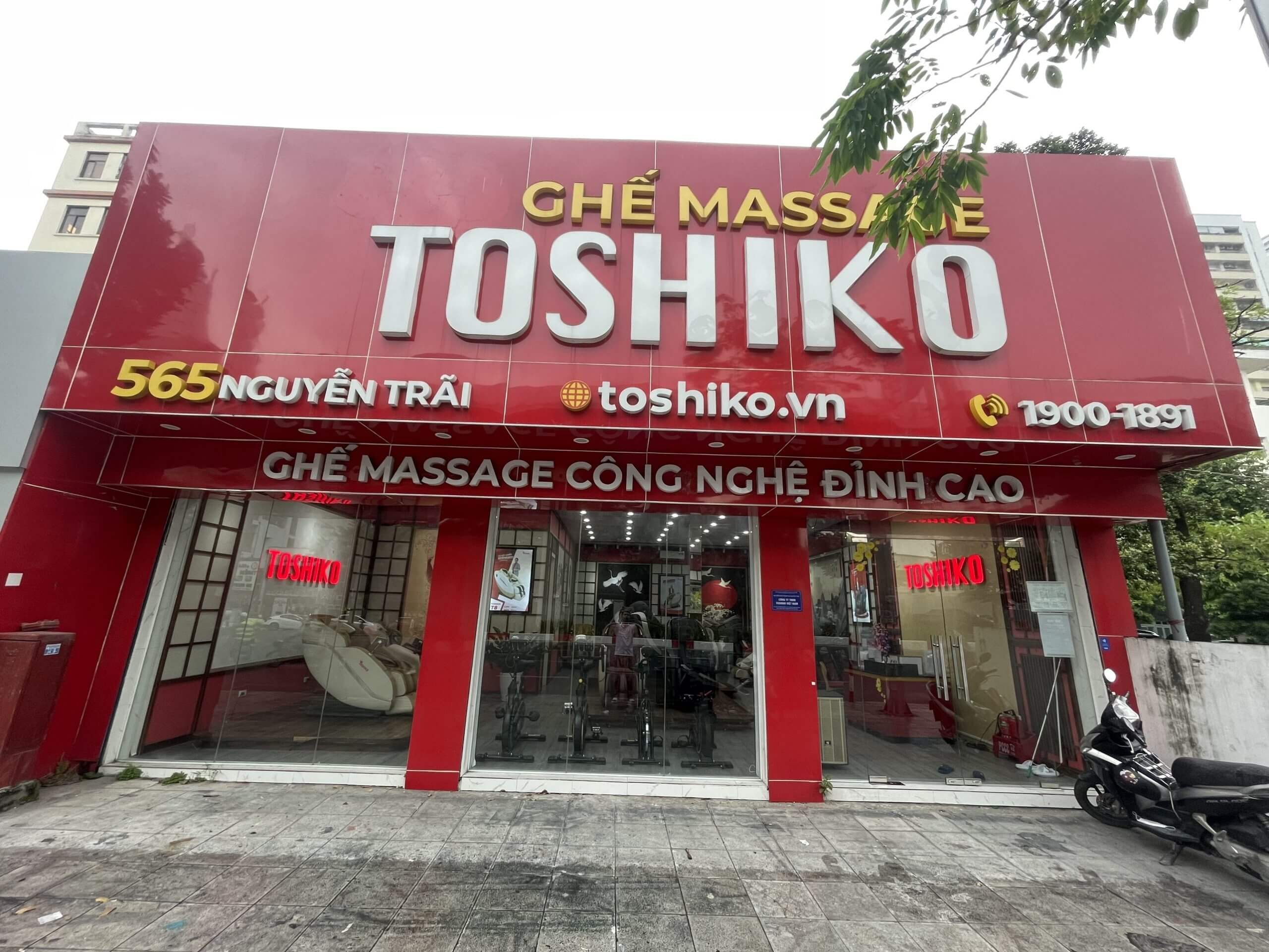 Ghế massage Toshiko chi nhánh Hà Nội