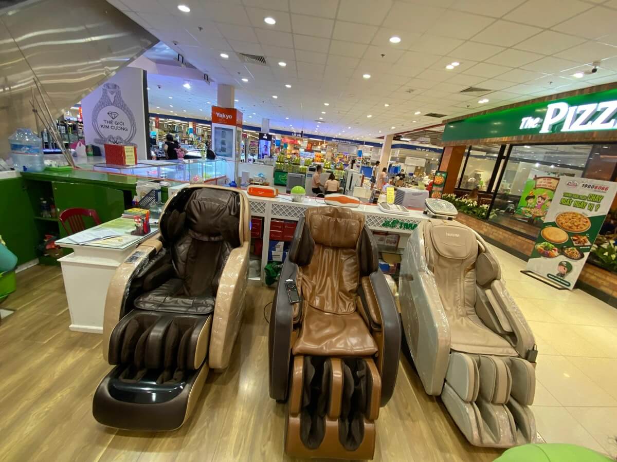 Ghế massage tự tính tiền