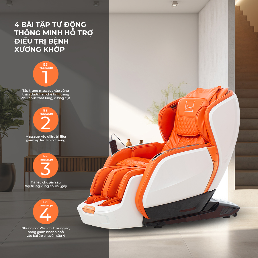 Ghế Massage Family FC-682 (Trưng bày)