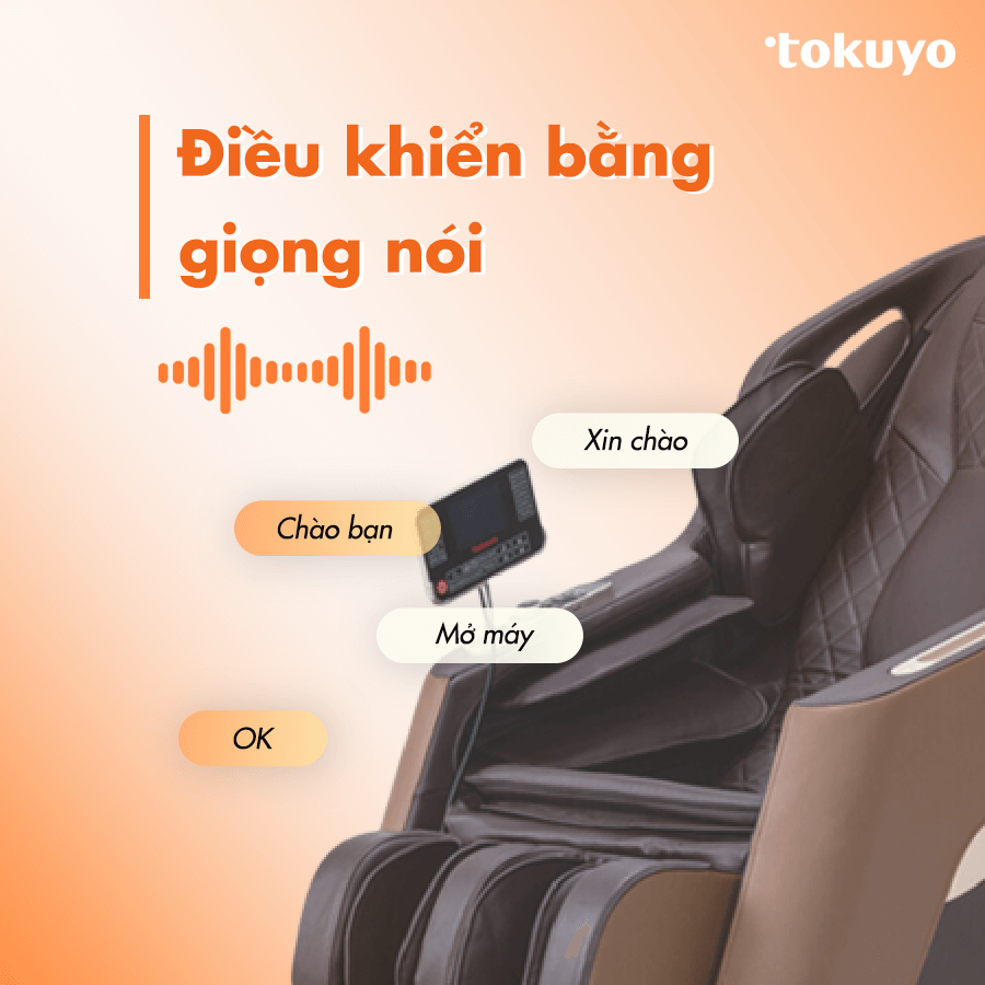 Điều khiển ghế massage bằng giọng nói