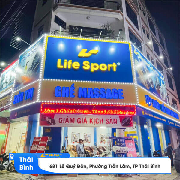 Lifesport có 2 cơ sở ở Thái Bình