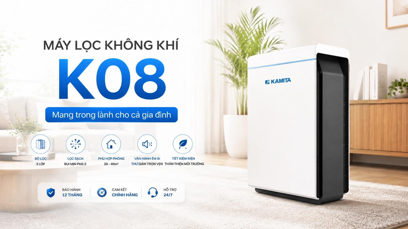 Máy lọc không khí K08