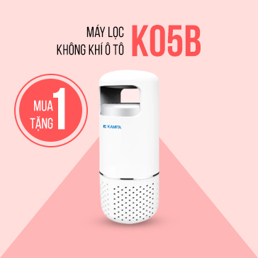 (Mua 1 Tặng 1) Máy Lọc Không Khí Ô Tô Cao Cấp Kamita K05B