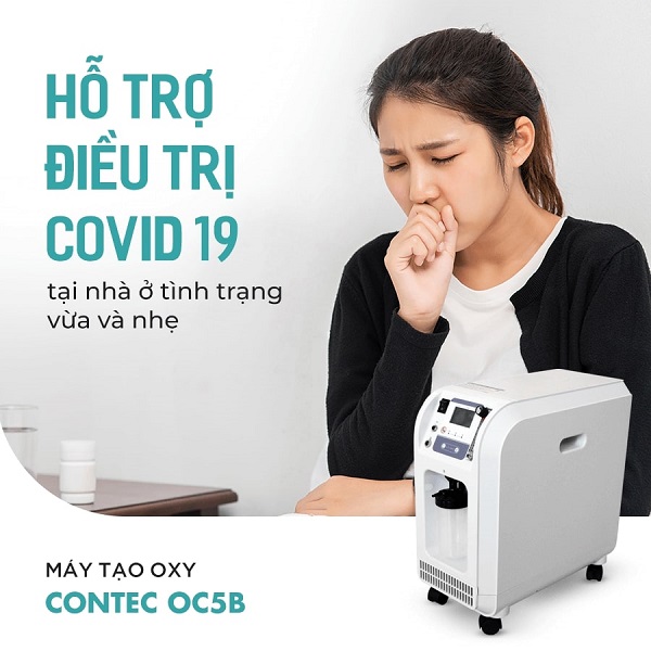 máy tạo oxy hỗ trợ người bị covid