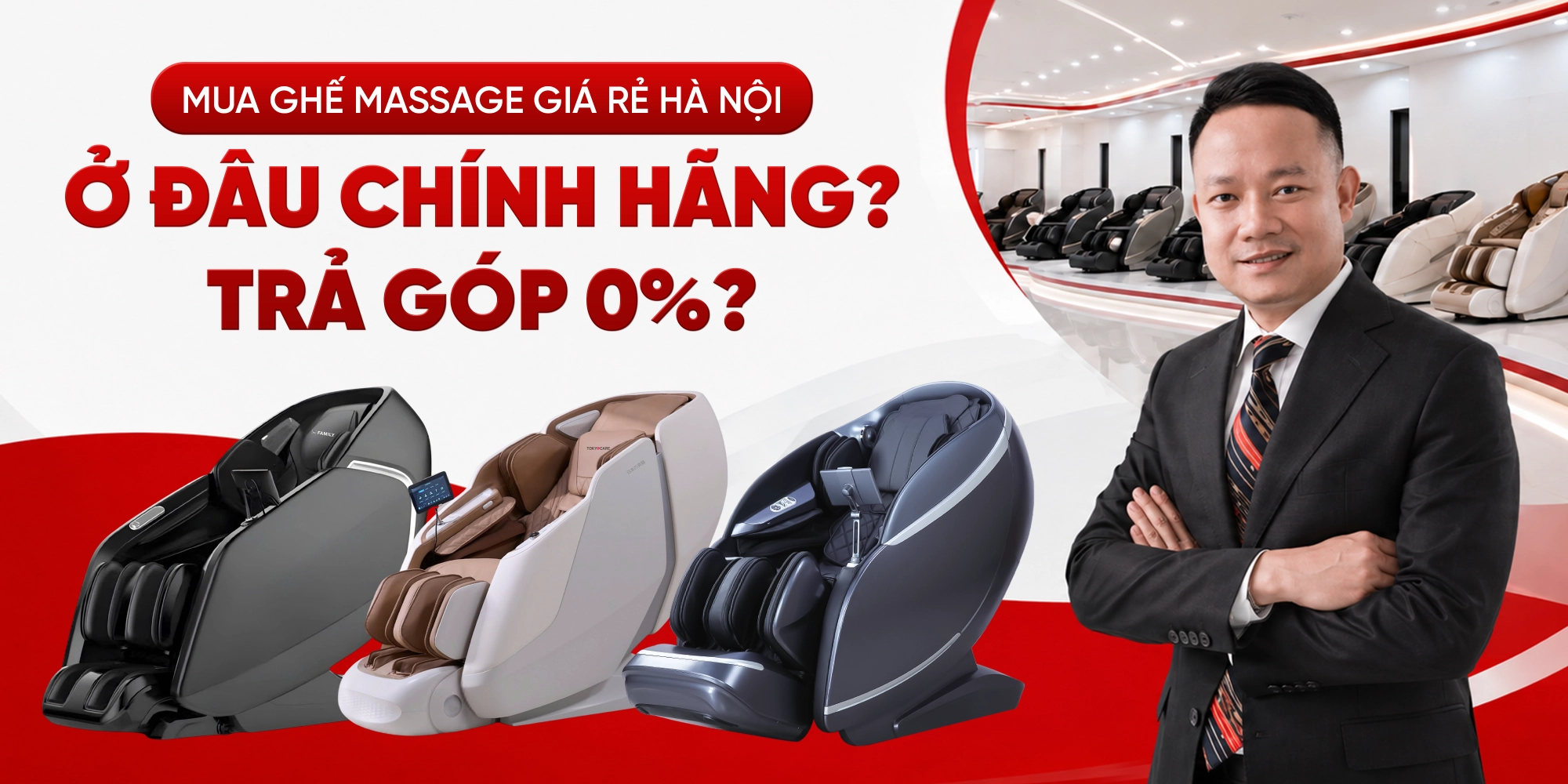 Mua Ghế Massage Giá Rẻ Hà Nội Ở Đâu Chính Hãng, Trả Góp 0%?