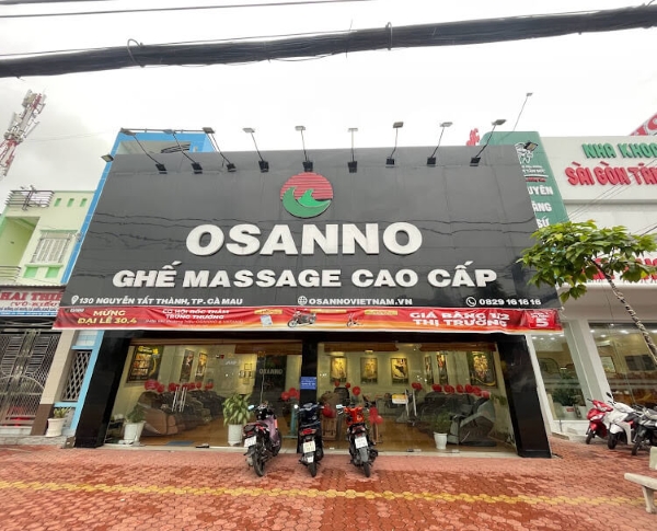 Osanno Cà Mau có mặt tiền rất đẹp và rộng