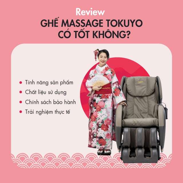 Review ghế massage Tokuyo