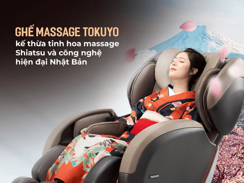 Sản phẩm ghế massage hải dương chính hãng Nhật Bản