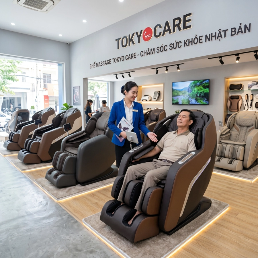 Showroom Ghế massage toàn thân TokyoCare