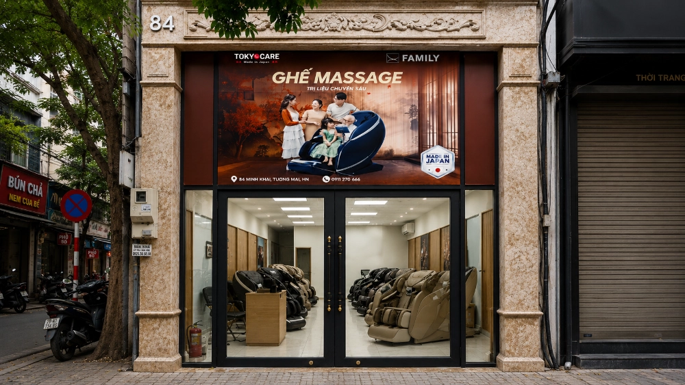 Show room mua ghế massage uy tín