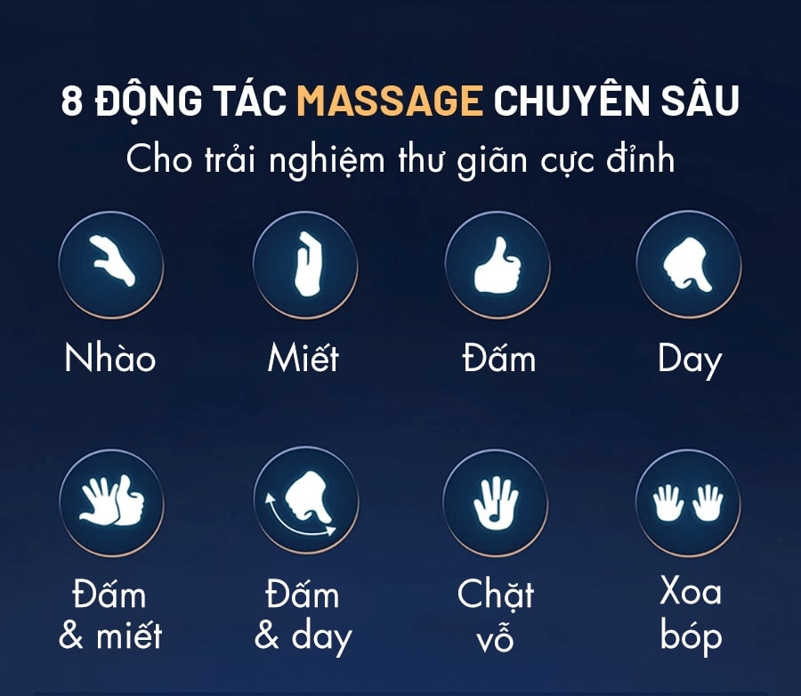 các bài massage tự động