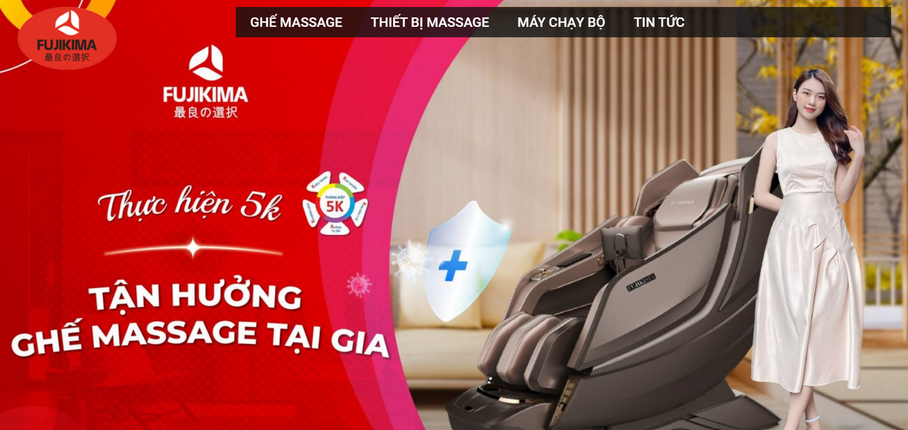 Thương hiệu ghế massage Fujikima là thương hiệu uy tín đến từ Nhật Bản